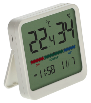 Elektronische binnenthermometer, wit