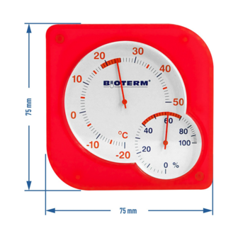 Bimetaalthermometer en hygrometer 