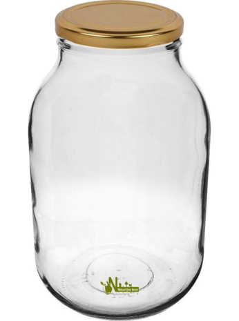 Glazen pot liter - Natuurlijker