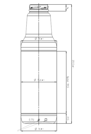 Sapflessen 750ml